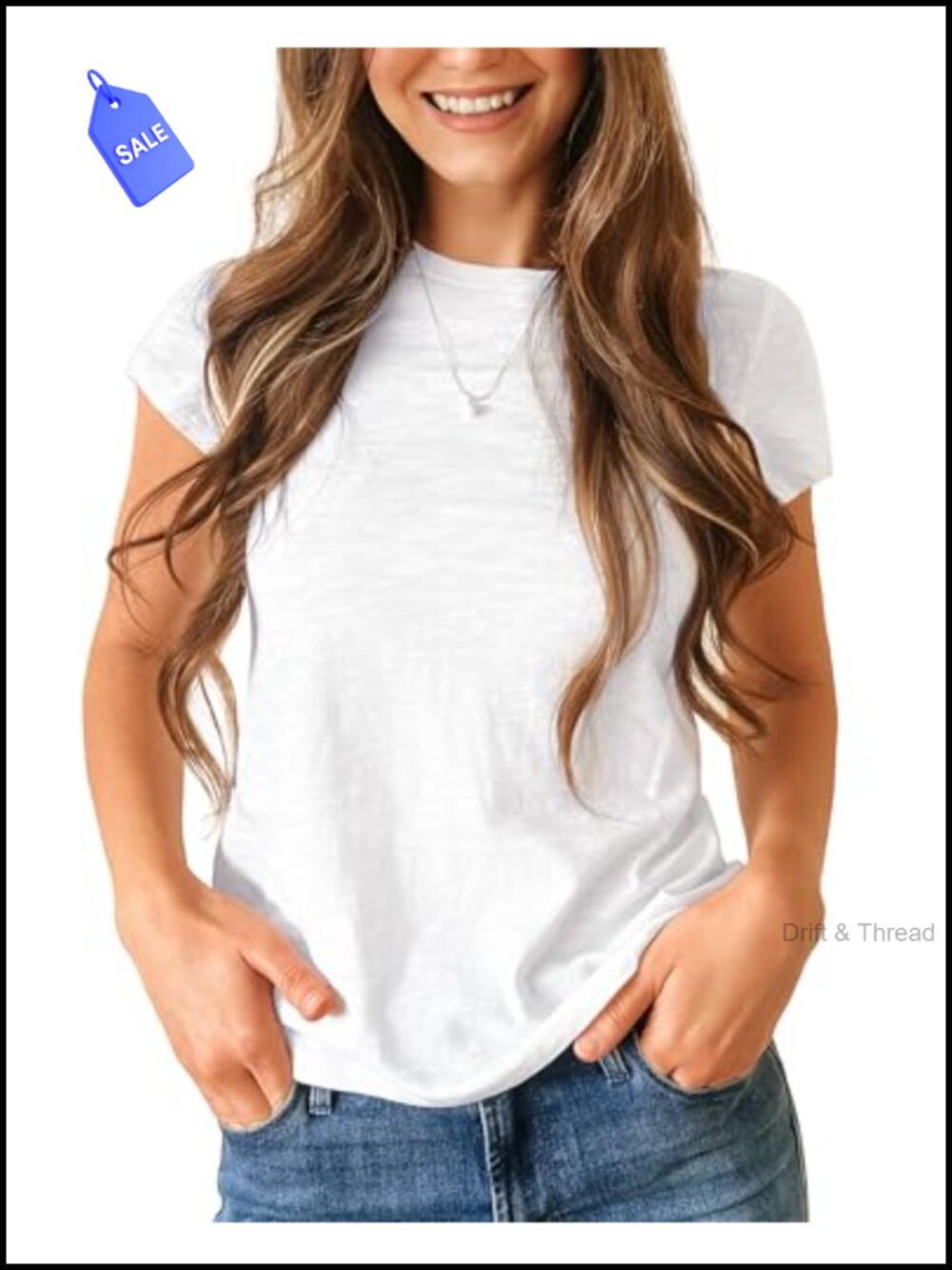 Womens Modal Cotton Slub Crewneck Short Sleeve T-Shirt Soft Basic Tee